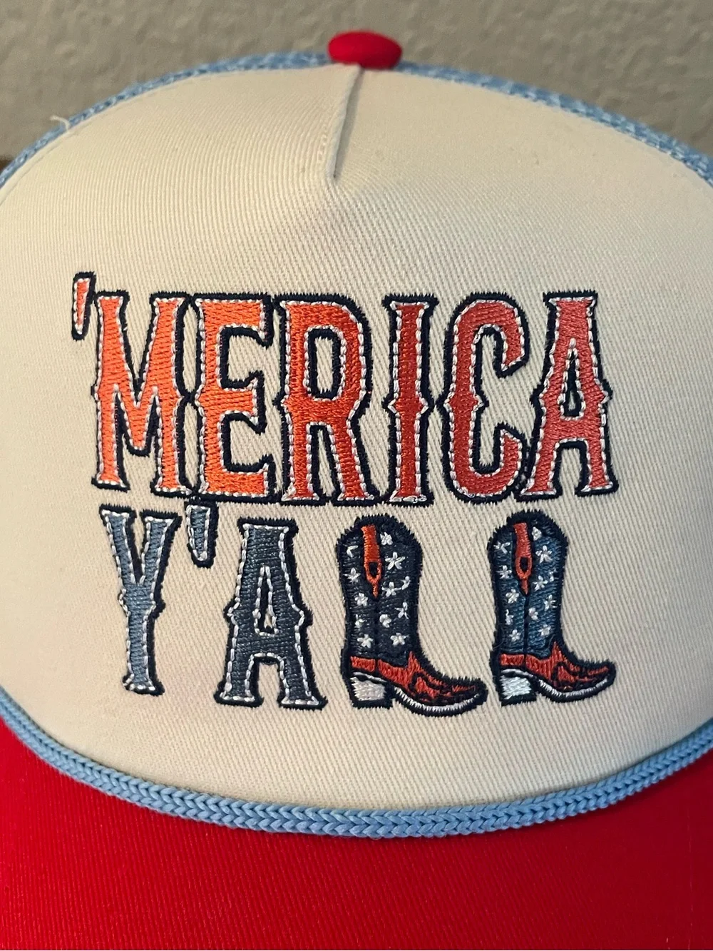 Merica Y’all trucker hat